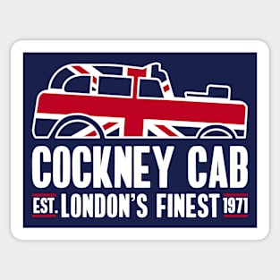 Cockney Cab - Redline Series (Reverse) Sticker